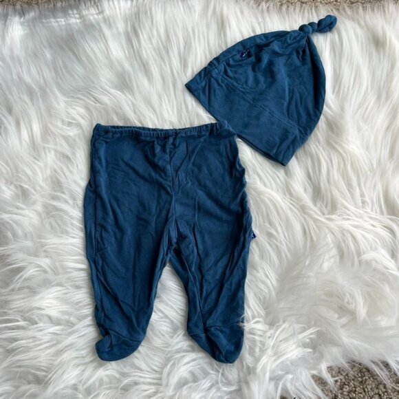 Kickee Pants Blue Newborn Set - Picture 1 of 3